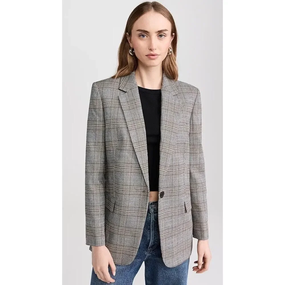 Nili lotan gael boyfriend wool cashmere jacket fatigue US2 - Picture 4 of 10